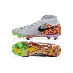 Nike Phantom Luna Elite FG Grey Black Brown High Football Boots & Shoes