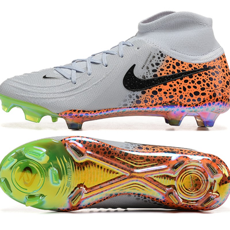 Nike Phantom Luna Elite FG Grey Black Brown High Football Boots & Shoes