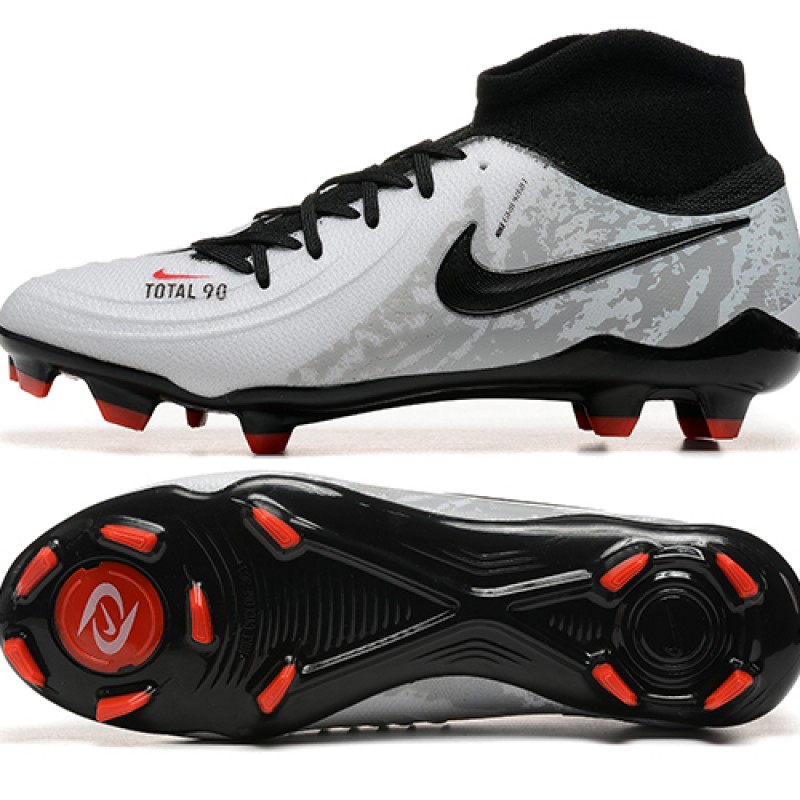 Nike Phantom Luna Elite FG Grey Black Red High Football Boots & Shoes