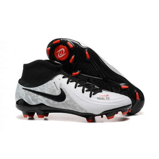 Nike Phantom Luna Elite FG Grey Black Red High Football Boots & Shoes