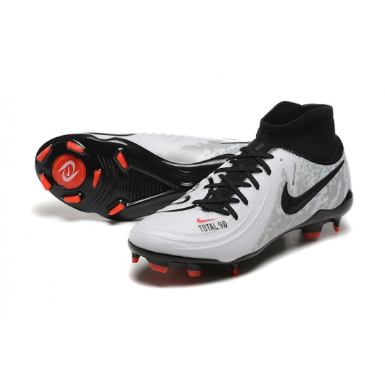 Nike Phantom Luna Elite FG Grey Black Red High Football Boots & Shoes