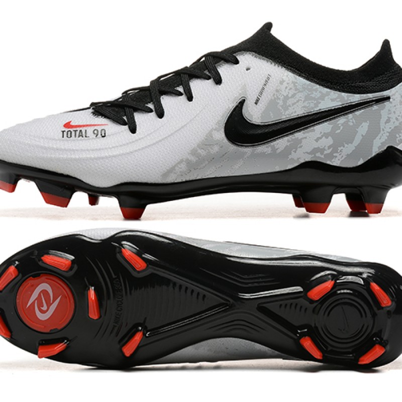 Nike Phantom Luna Elite FG Grey Black Red Low Football Boots & Shoes