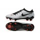 Nike Phantom Luna Elite FG Grey Black Red Low Football Boots & Shoes