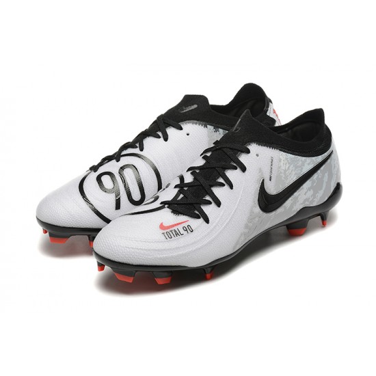 Nike Phantom Luna Elite FG Grey Black Red Low Football Boots & Shoes