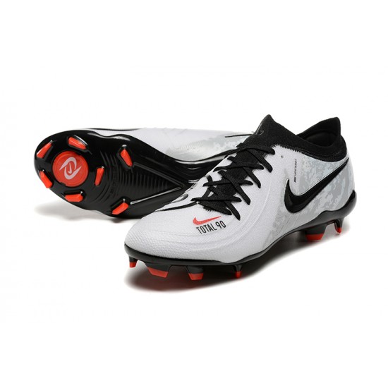 Nike Phantom Luna Elite FG Grey Black Red Low Football Boots & Shoes