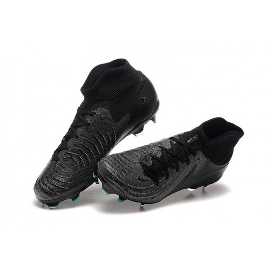 Nike Phantom Luna Elite FG High Top All Black Football Boots & Shoes