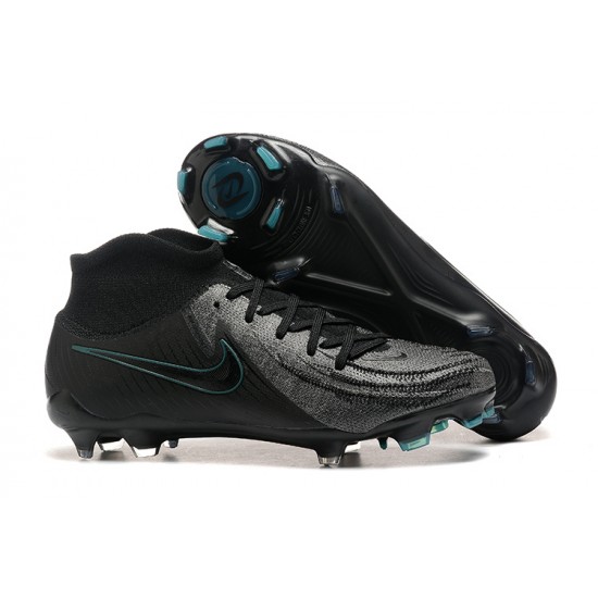 Nike Phantom Luna Elite FG High Top All Black Football Boots & Shoes