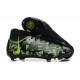 Nike Phantom Luna Elite FG High Top Black Green Football Boots & Shoes