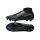 Nike Phantom Luna Elite FG High Top Black White Football Boots & Shoes