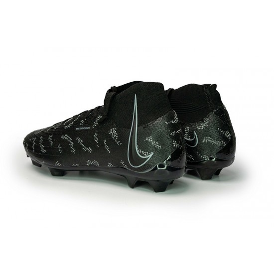 Nike Phantom Luna Elite FG High Top Black White Football Boots & Shoes