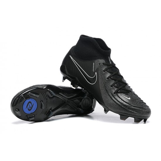 Nike Phantom Luna Elite FG High Top Black White Football Boots & Shoes