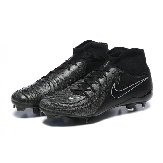 Nike Phantom Luna Elite FG High Top Black White Football Boots & Shoes