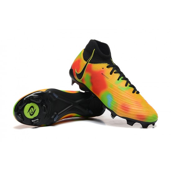 Nike Phantom Luna Elite FG High Top Black Yellow Football Boots & Shoes