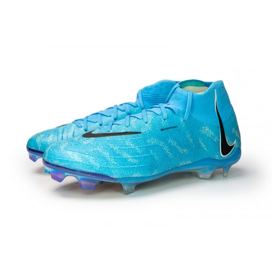 Nike Phantom Luna Elite FG High Top Blue Black Football Boots & Shoes