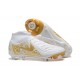 Nike Phantom Luna Elite FG High Top Gold White Football Boots & Shoes