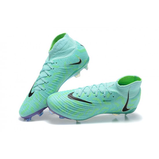 Nike Phantom Luna Elite FG High Top Green Black Football Boots & Shoes