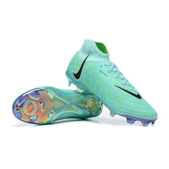 Nike Phantom Luna Elite FG High Top Green Black Football Boots & Shoes