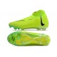 Nike Phantom Luna Elite FG High Top Green Yellow Black Football Boots & Shoes