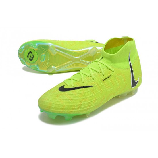 Nike Phantom Luna Elite FG High Top Green Yellow Black Football Boots & Shoes