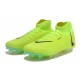 Nike Phantom Luna Elite FG High Top Green Yellow Black Football Boots & Shoes