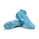 Nike Phantom Luna Elite FG High Top Ltblue White Football Boots & Shoes