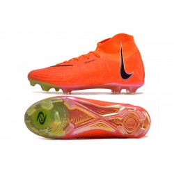 Nike Phantom Luna Elite FG High Top Orange Black Football Boots & Shoes