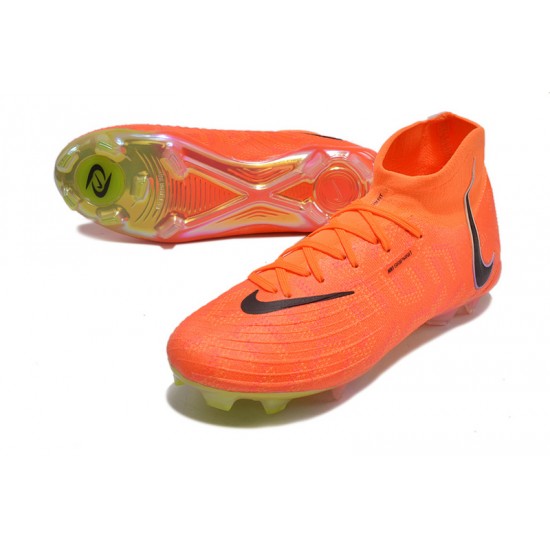 Nike Phantom Luna Elite FG High Top Orange Black Football Boots & Shoes