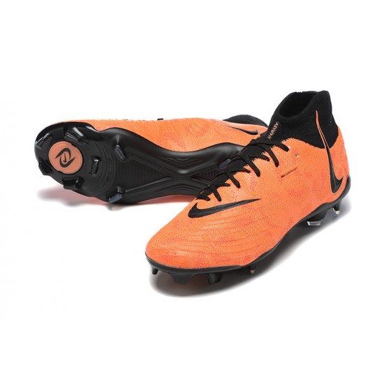 Nike Phantom Luna Elite FG High Top Orange Black Football Boots & Shoes