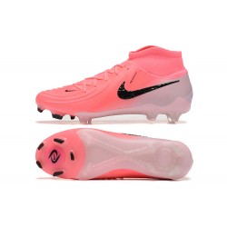 Nike Phantom Luna Elite FG High Top Peach Black Football Boots & Shoes 