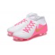 Nike Phantom Luna Elite FG High Top Peach White Gold Football Boots & Shoes