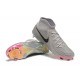 Nike Phantom Luna Elite FG High Top Pink Grey Black Football Boots & Shoes