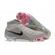 Nike Phantom Luna Elite FG High Top Pink Grey Black Football Boots & Shoes