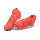 Nike Phantom Luna Elite FG High Top Red Silver Football Boots & Shoes