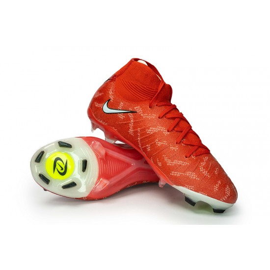 Nike Phantom Luna Elite FG High Top Red Football Boots & Shoes