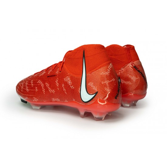 Nike Phantom Luna Elite FG High Top Red Football Boots & Shoes