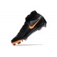 Nike Phantom Luna Elite FG High Top Football Boots & Shoes Black Orange