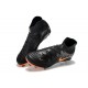 Nike Phantom Luna Elite FG High Top Football Boots & Shoes Black Orange