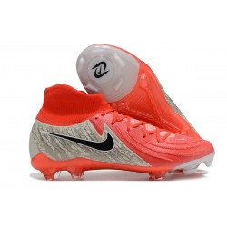 Nike Phantom Luna Elite FG High Top Football Boots & Shoes Red Black Grey 