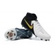 Nike Phantom Luna Elite FG High Top White Black Gold Football Boots & Shoes