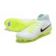 Nike Phantom Luna Elite FG High Top White Black Yellow Green Football Boots & Shoes