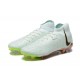 Nike Phantom Luna Elite FG High Top White Gold Green Football Boots & Shoes