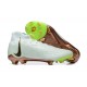 Nike Phantom Luna Elite FG High Top White Gold Green Football Boots & Shoes