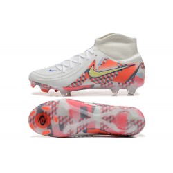 Nike Phantom Luna Elite FG High Top White Orange Football Boots & Shoes 