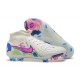 Nike Phantom Luna Elite FG High Top White Pink Blue Football Boots & Shoes