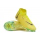 Nike Phantom Luna Elite FG High Top Yellow Black Football Boots & Shoes