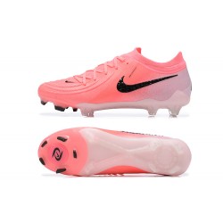 Nike Phantom Luna Elite FG Low Black Pink Football Boots & Shoes 