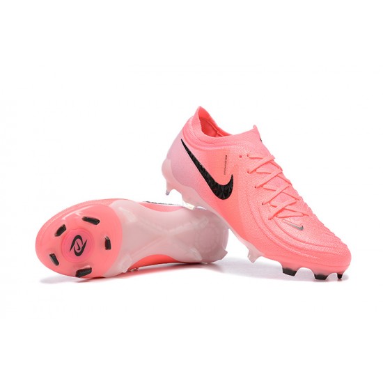 Nike Phantom Luna Elite FG Low Black Pink Football Boots & Shoes