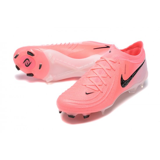 Nike Phantom Luna Elite FG Low Black Pink Football Boots & Shoes