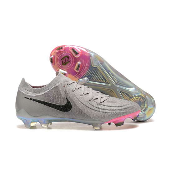 Nike Phantom Luna Elite FG Low Grey Black Football Boots & Shoes