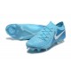 Nike Phantom Luna Elite FG Low Ltblue White Football Boots & Shoes